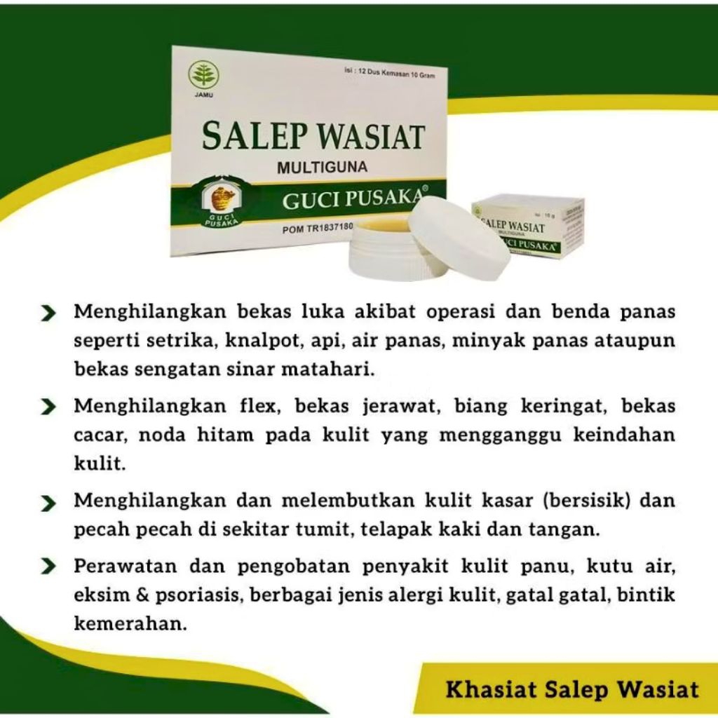 SALEP MULTIGUNA MENGHILANGKAN GATAL DAN BEKAS LUKA