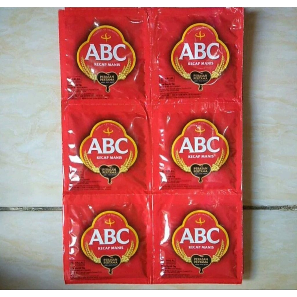 

kecap ABC sachet per 1kg isi 56pcs