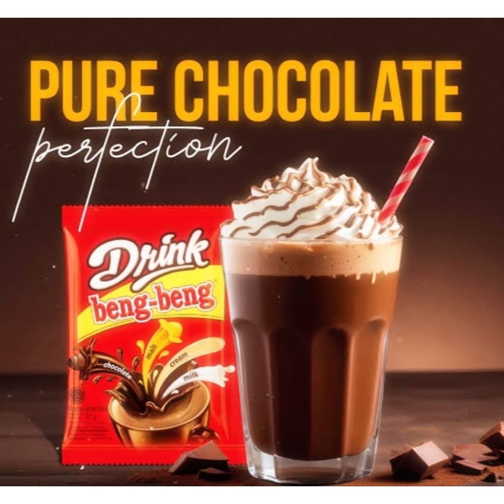 

DRINK BENG-BENG DRINK 30gr MINUMAN COKELAT BUBUK RENCENG ( ISI 10) HARGA SPECIAL + FREE BUBBLE WARP