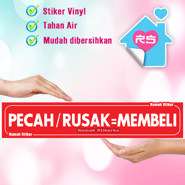 

Stiker Pecah/rusak= membeli - stiker pecah atau rusak sama dengan membeli