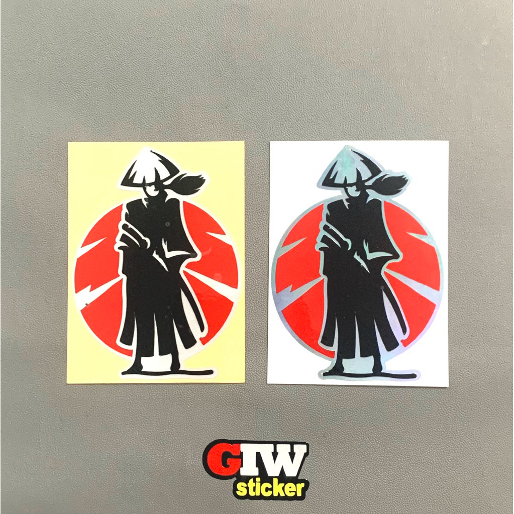 Stiker sticker SAMURAI X Cutting