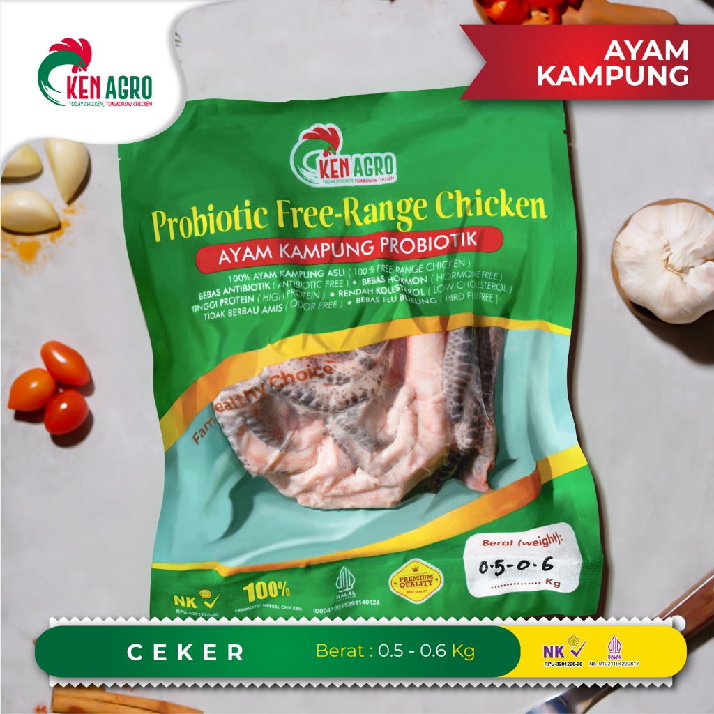 

Ken Agro Ayam Kampung Probiotik Ceker Kaki 0.5-0.6 kg Frozen