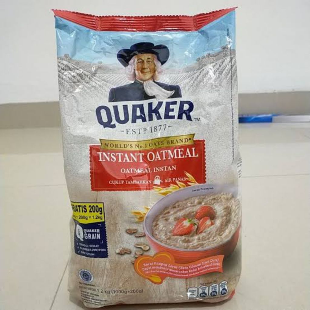 

QUAKER INSTANT OATMEAL 1.2 kg OAT MEAL INSTAN