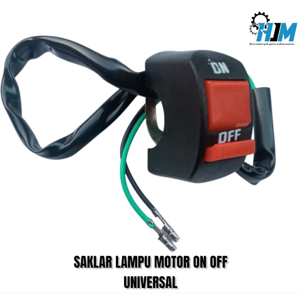 HJM-SAKLAR LAMPU MOTOR ON OFF STANG MOTOR RX KING 2 TOMBOL EFFISIEN MULTI FUNGSI UNIVERSAL ON OFF