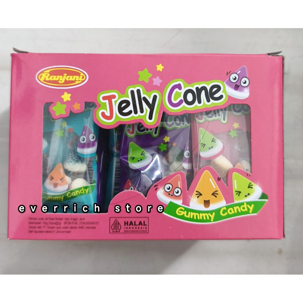 

jelly cone gummy candy (30pcs)