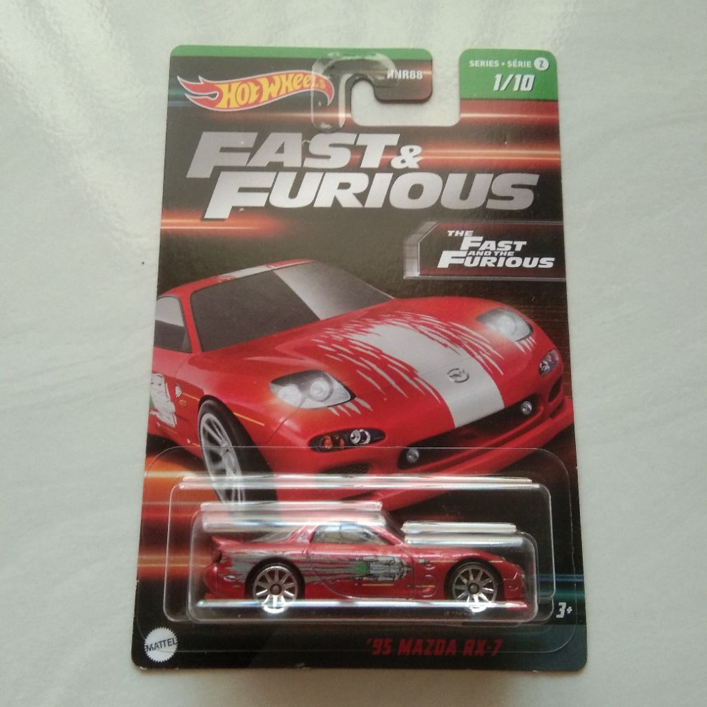 hot wheels fast and furious 95 Mazda rx7