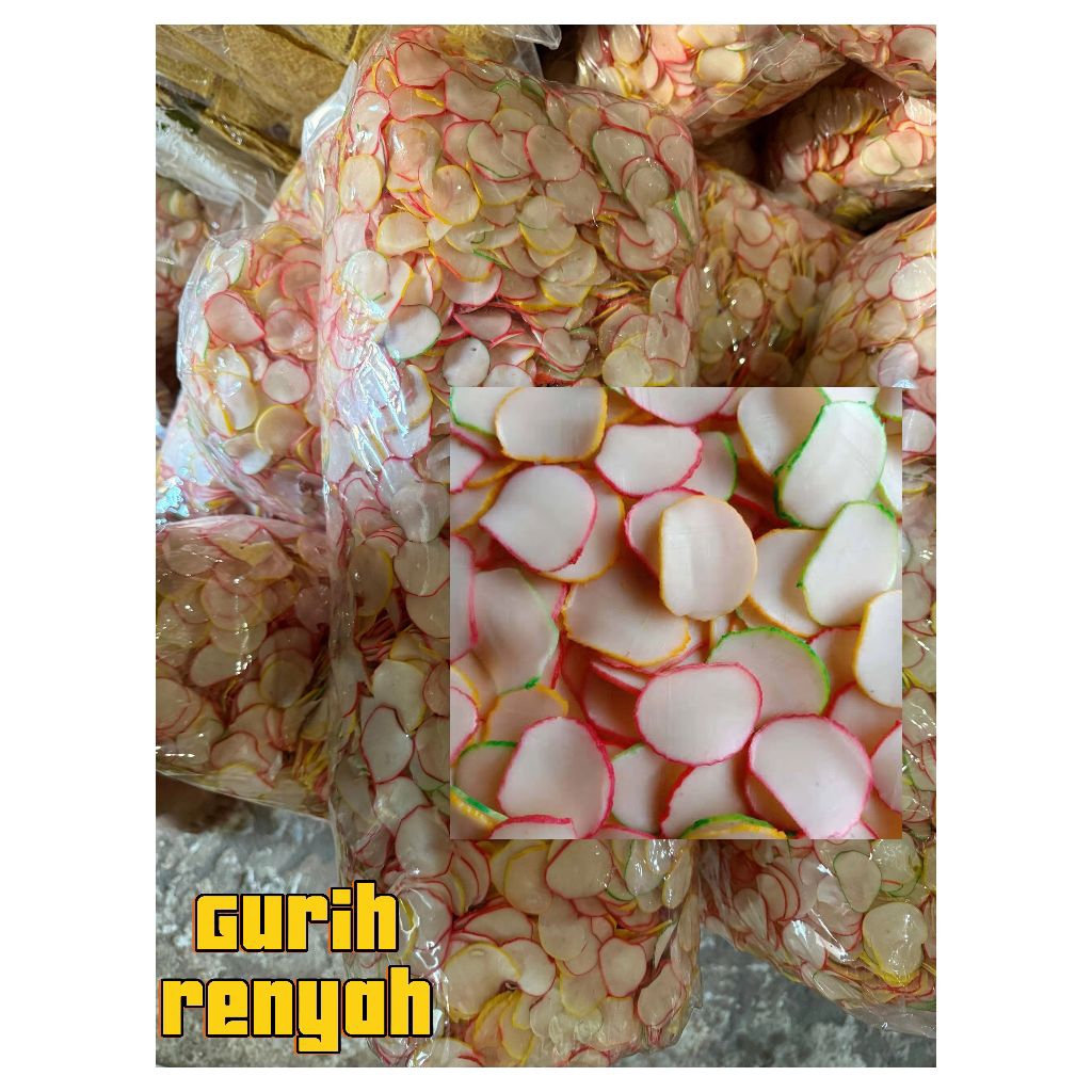 

kerupuk bawang ikan/ seblak warna warni 1 kg 2 kg 5kg