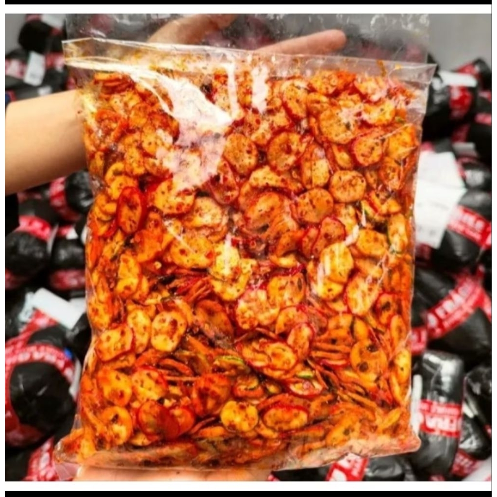 

KEMPLANG BANTAT KRIUK EXTRA PEDAS DAUN JERUK ISI 1KG