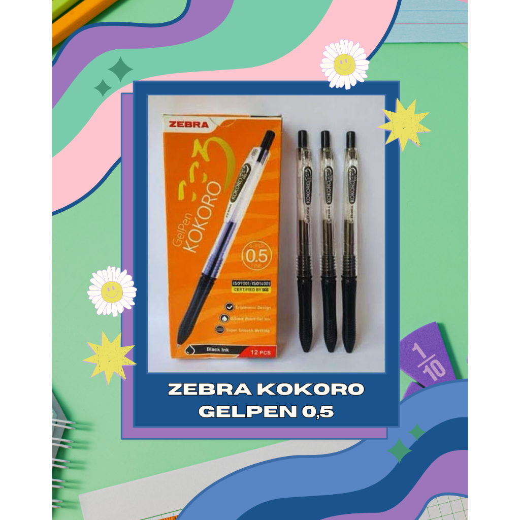 

BALLPOINT ZEBRA KOKORO GEL PEN