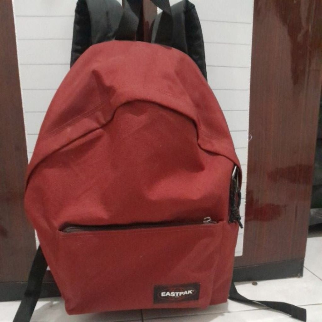 Ransel *Eastpak* branded original lengkap tag preloved tas second 43x35