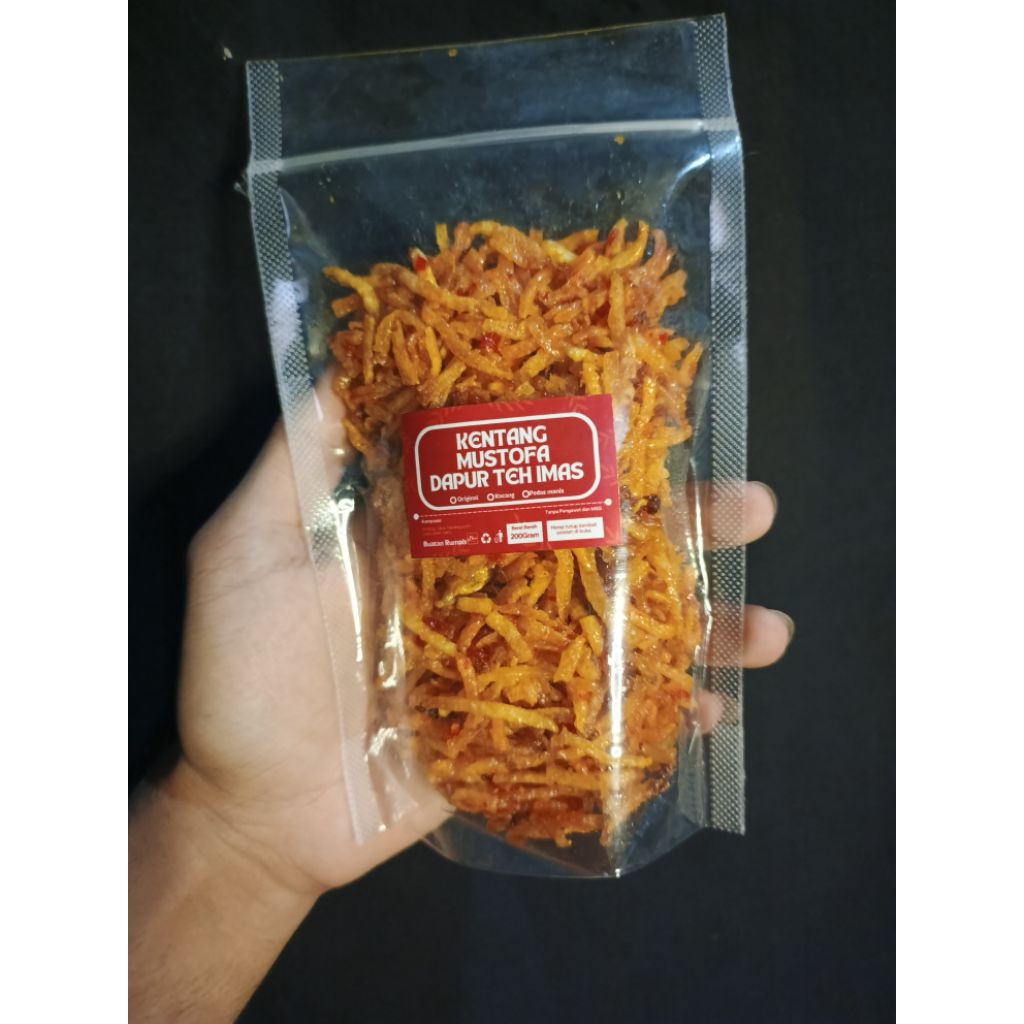 

Ketang mustofa 100 gram pedas gurih manis,cemilan keriuk