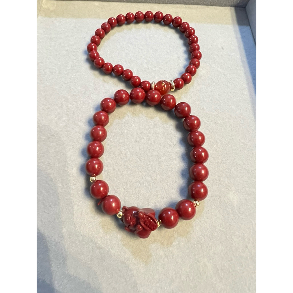 Cinabar Bracelet kucing rejeki