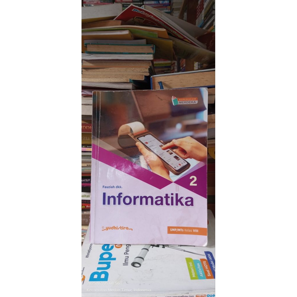 BUKU INFORMATIKA SMP MTS KELAS 2 YUDHISTIRA