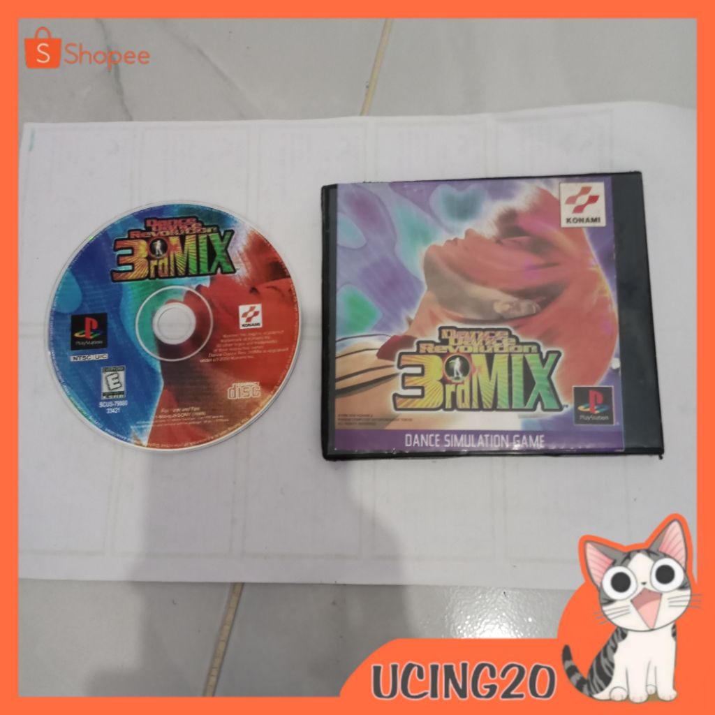 dance revolution 3rd mix kaset PS1