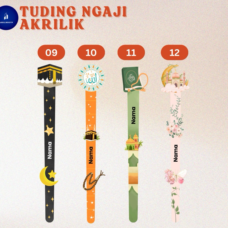 

Tuding Ngaji - Kalam Ngaji - Duding Ngaji Anak Akrilik Custom Nama Free Design
