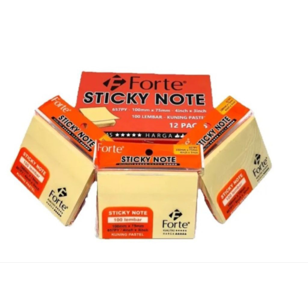 

Sticky Note 657PY/FT 100x75
