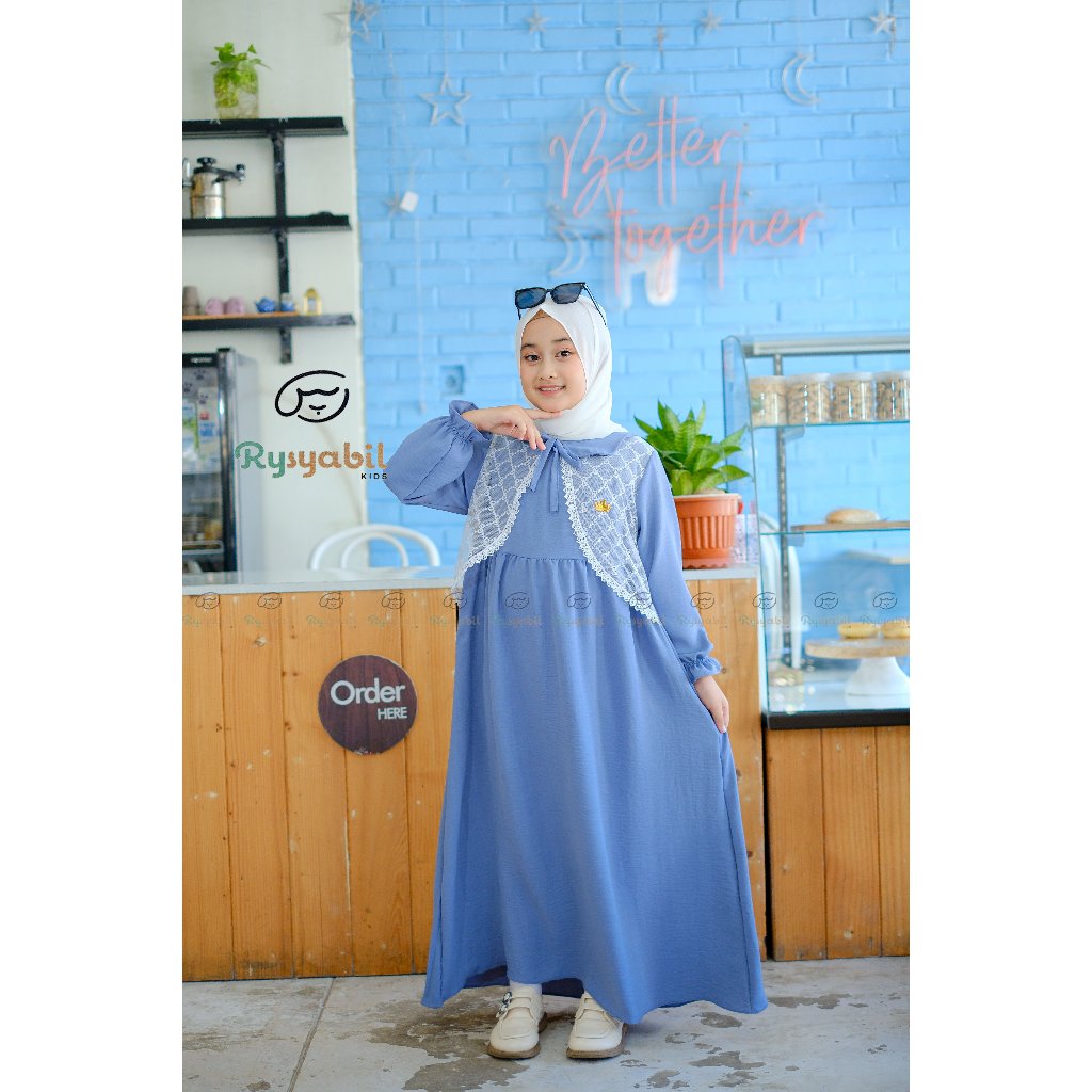 Gamis Anak Perempuan Gamis Anak Tanggung 2-10 th Gamis Brukat Gamis Pesta Gamis Modern