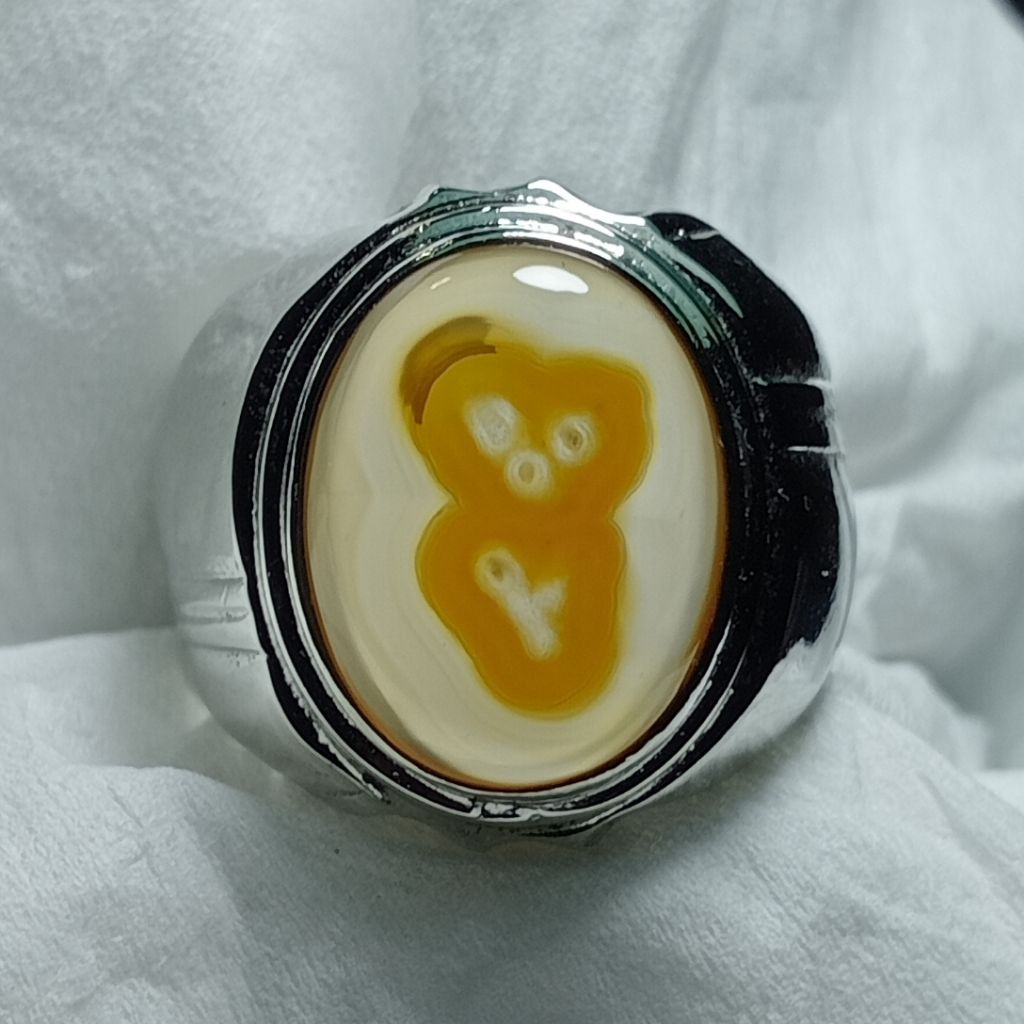 Batu Akik Gambar - Kristal Gambar Owl. Bukan Bacan Doko