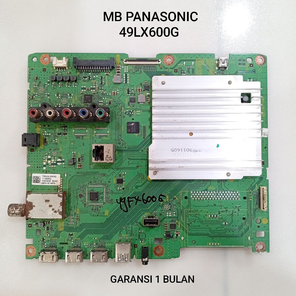 MAINBOARD TV PANASONIC 49LX600G - MB - MOTHERBOARD - MESIN TV PANASONIC