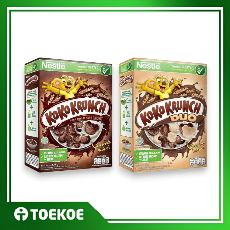 

TOEKOE Netsle Koko Krunch Coklat Duo Cereal Isi 300GR