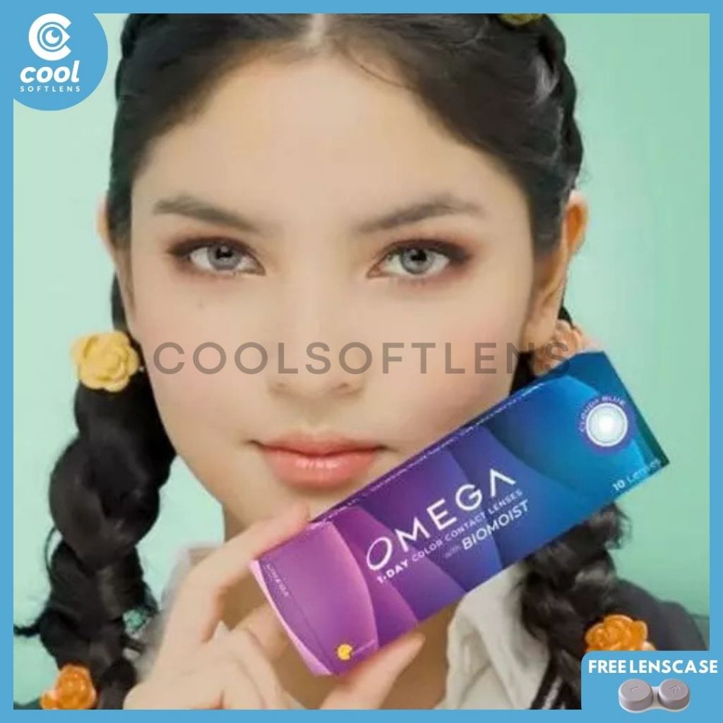 Softlens Premium OMEGA 1 DAY COLOR Normal & Minus (-0,50 S/D -6,00) By Omega / Soflens Harian / Soft
