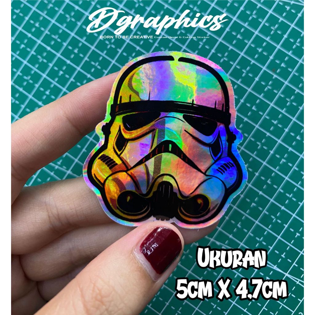 

Stiker Hologram Star Wars Stormtrooper Anti Air