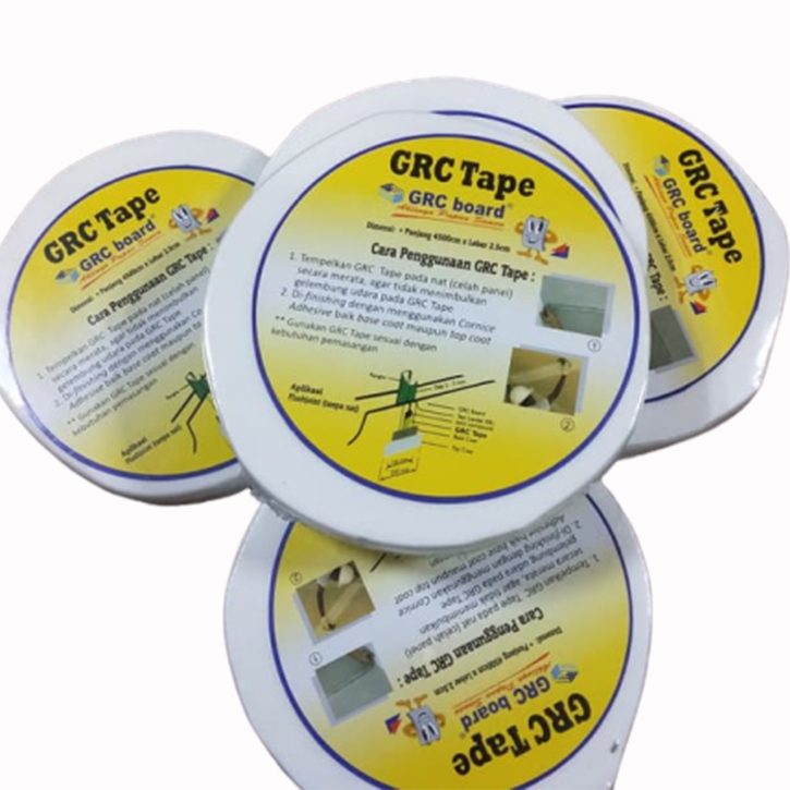 GRC Tape – Solusi Perekat Sambungan GRC Board / Fiber Cement Board