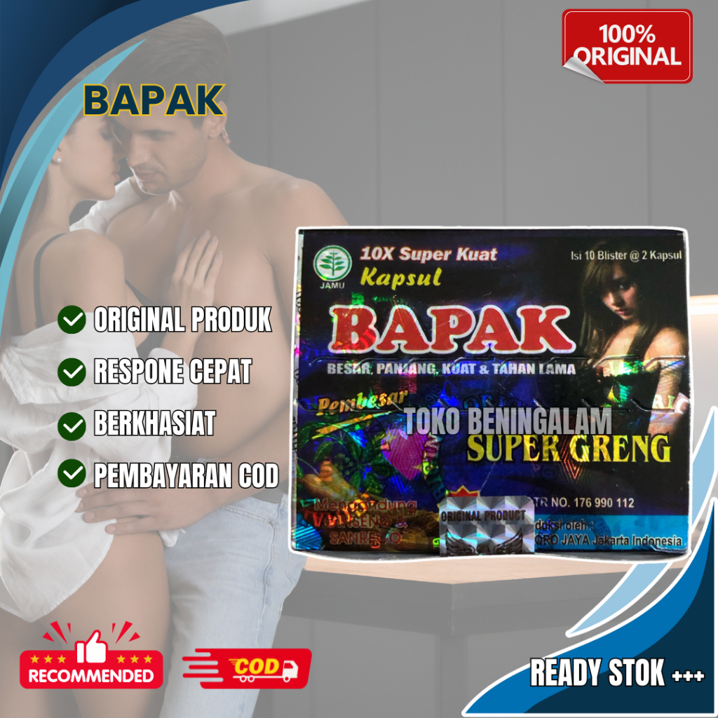 

B.A.P.A.K. Kapsul Original 100% _ 10X Lebih Kuat