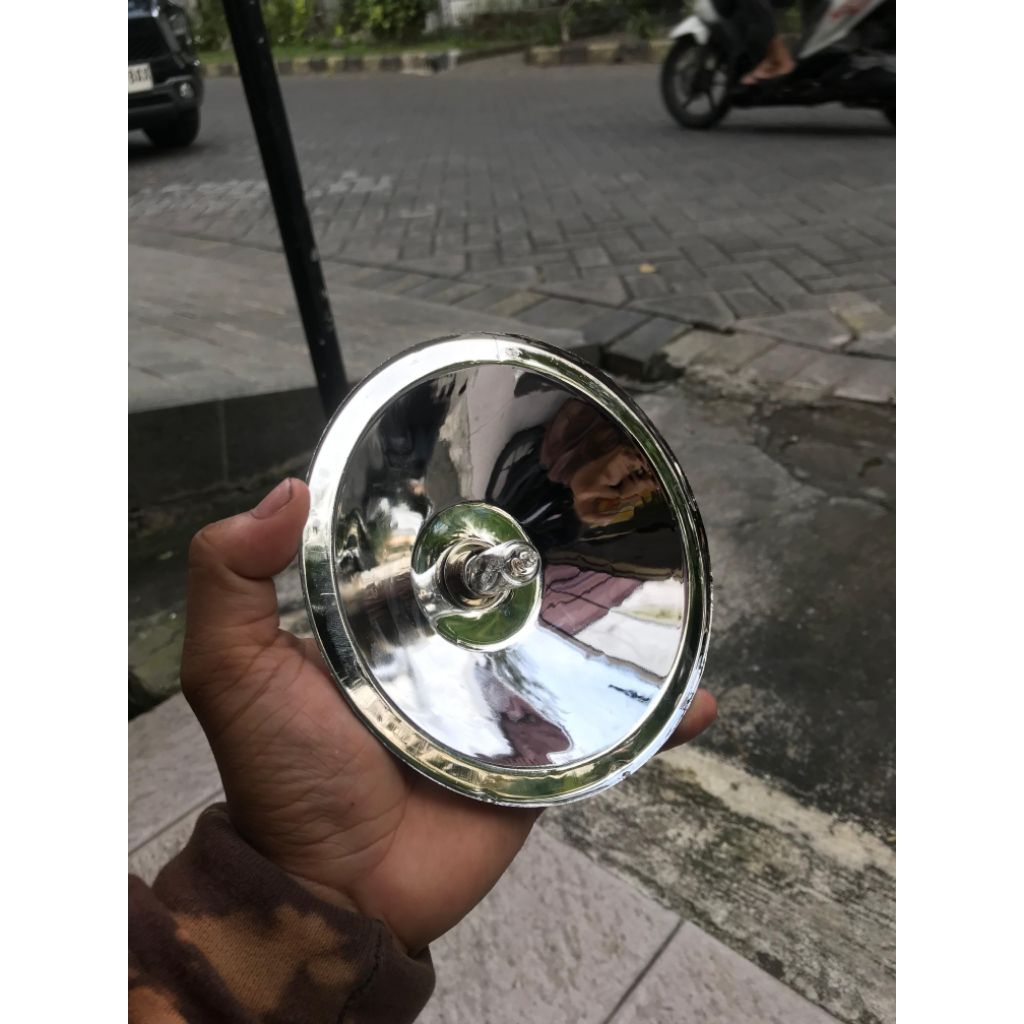 Reflektor Refil Jute Batok CD Set Kaca Bening