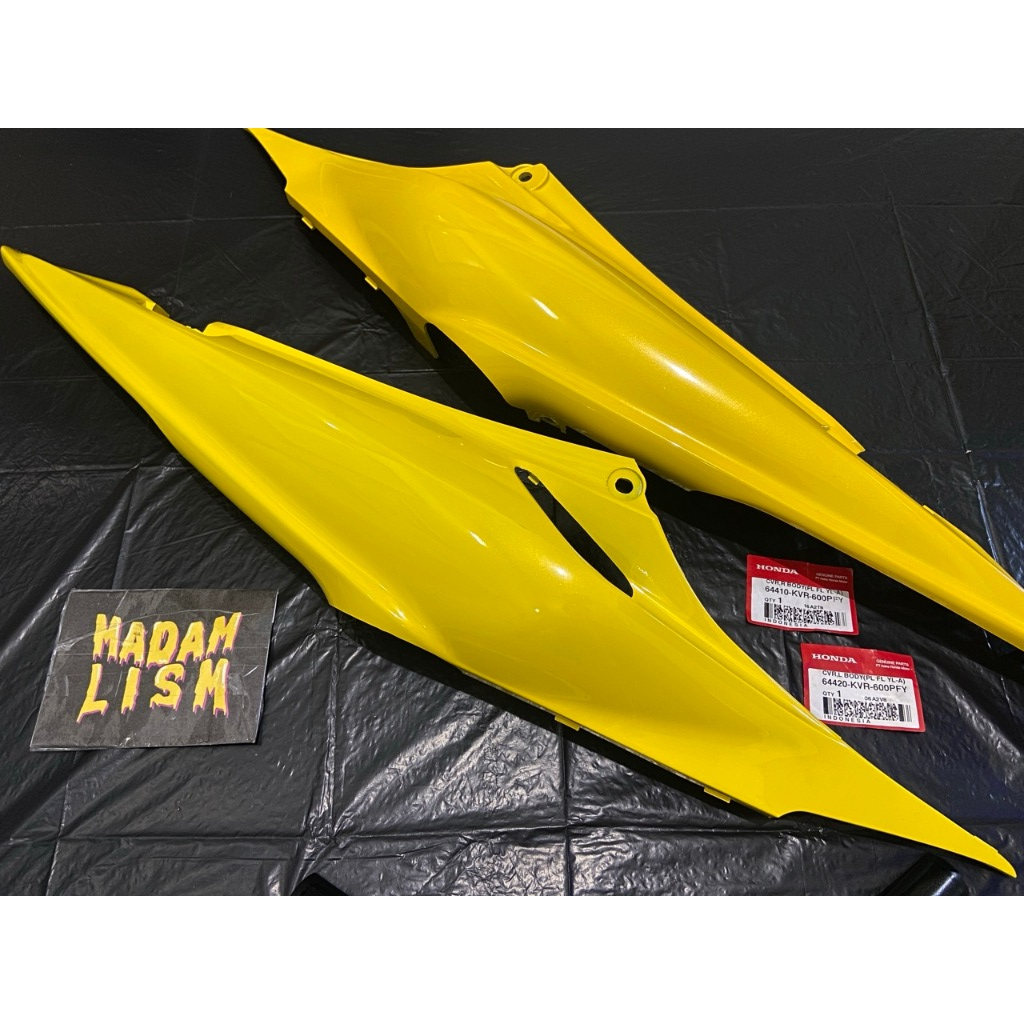 COVER BODY R/L-SEPASANG COVER BODY BELAKANG KIRI KANAN HONDA REVO 100 OLD 100% ORIGINAL AHM