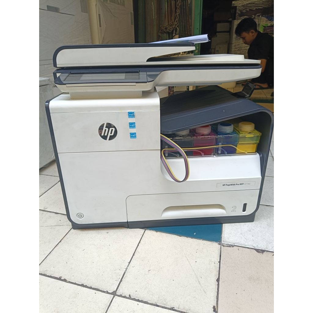 Printer hp pagewide pro 477dw infus cetak undangan