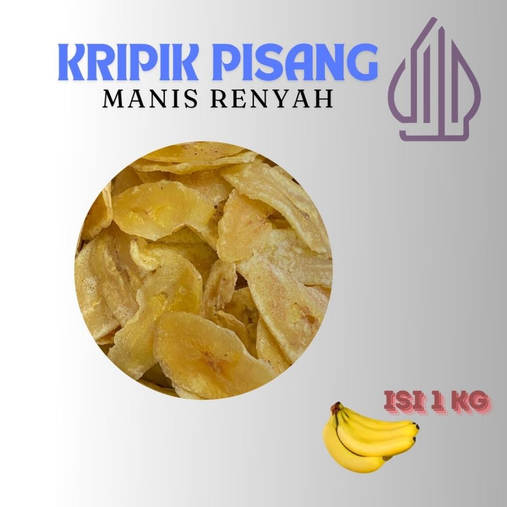 

KRIPIK PISANG MANIS RENYAH 1 KG PISANG RAJANANGKA CAMILAN TRADISIONAL ENAK RENYAH SNACK FAVOURIT BGT
