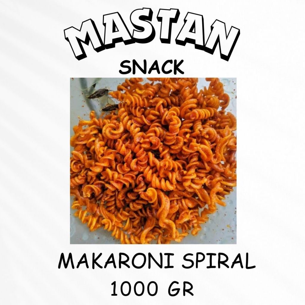 

[1kg] Cemilan Makaroni Balado Spiral Pedas Renyah