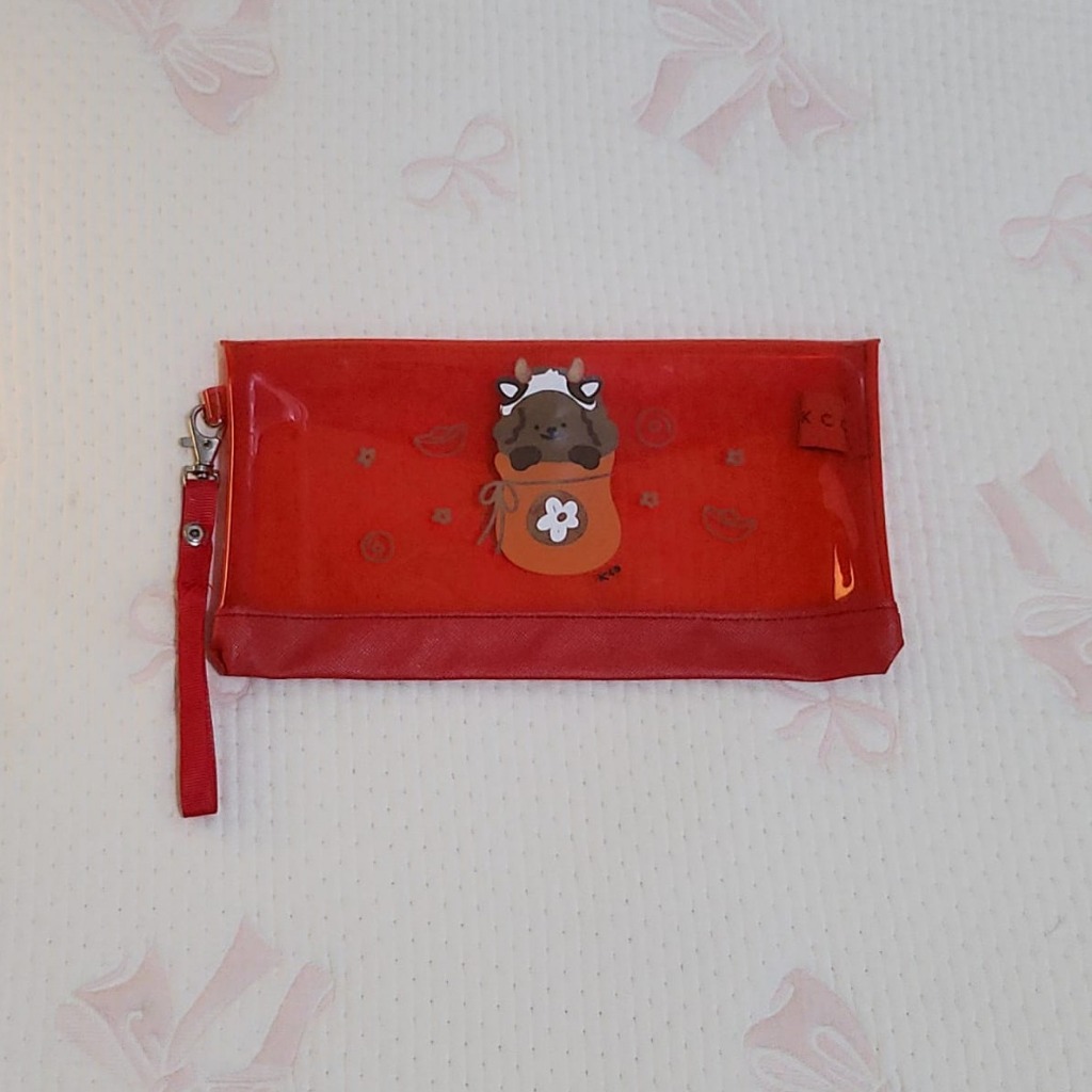 

kellysandco angbao pvc pouch poodle ox