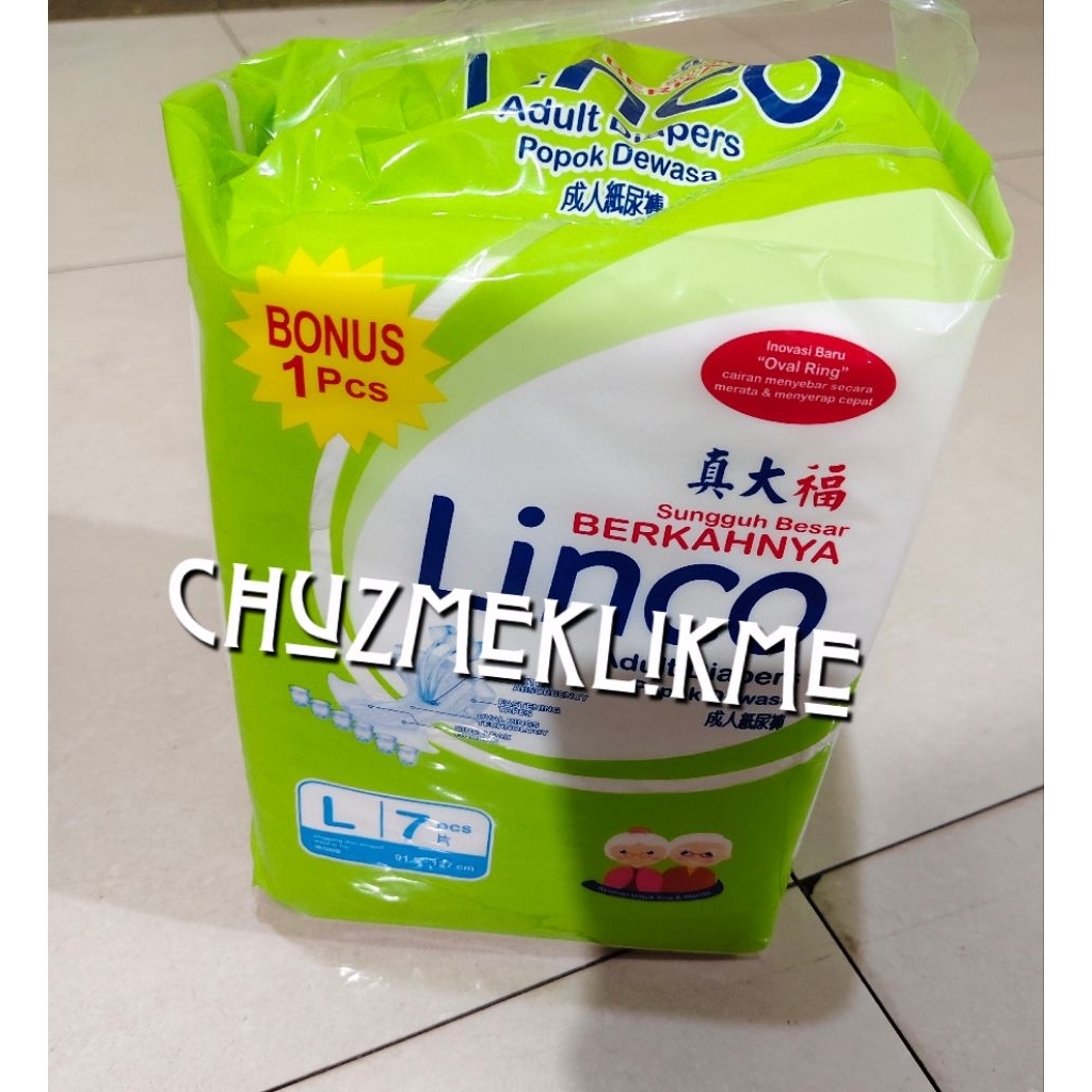 Popok dewasa Perekat Linco L, XL/Popok perekat Linco L 7 pcs, XL 8 pcs