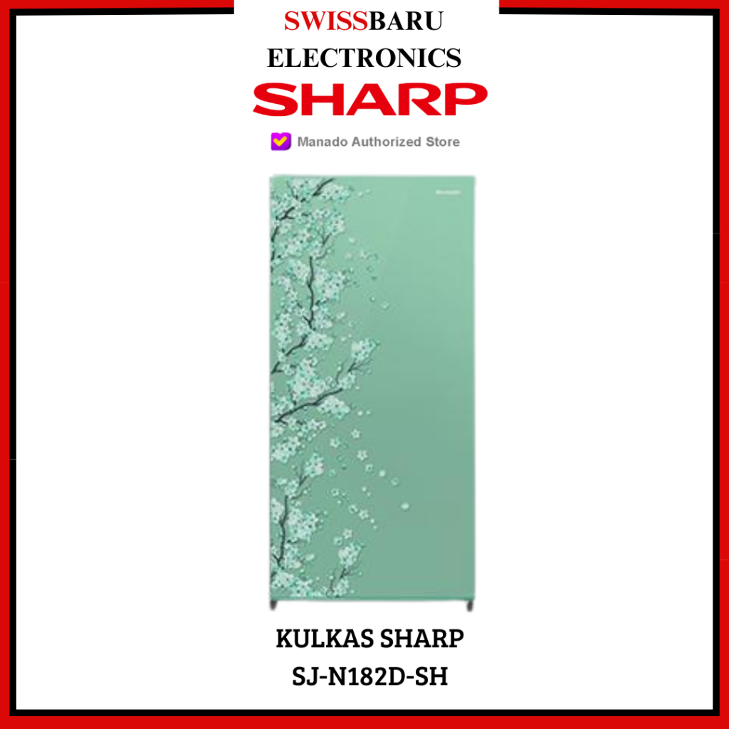 MANADO - KULKAS SHARP SJ-N182D-SH