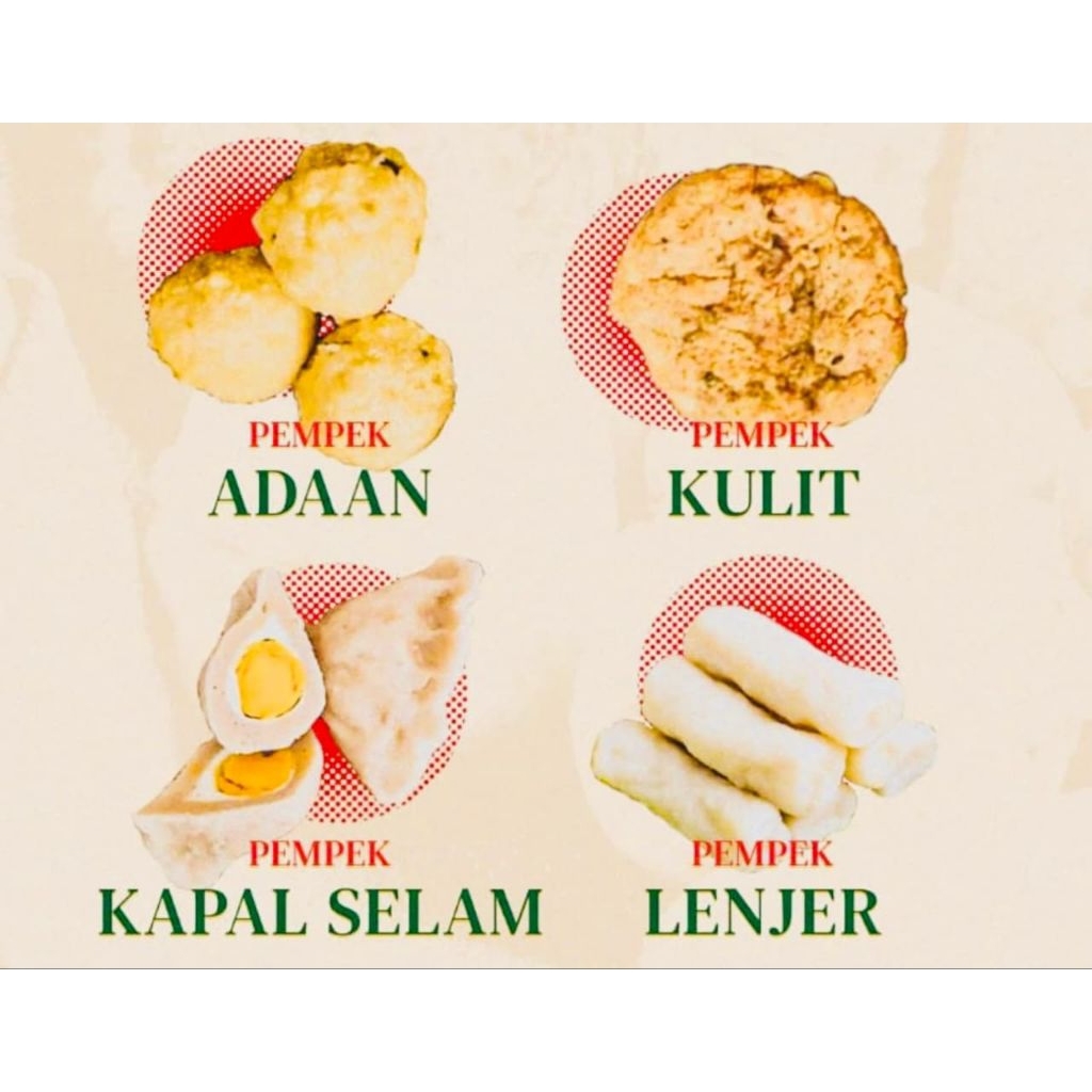 

Pempek Palembang Vacum isi 10 pcs/pack