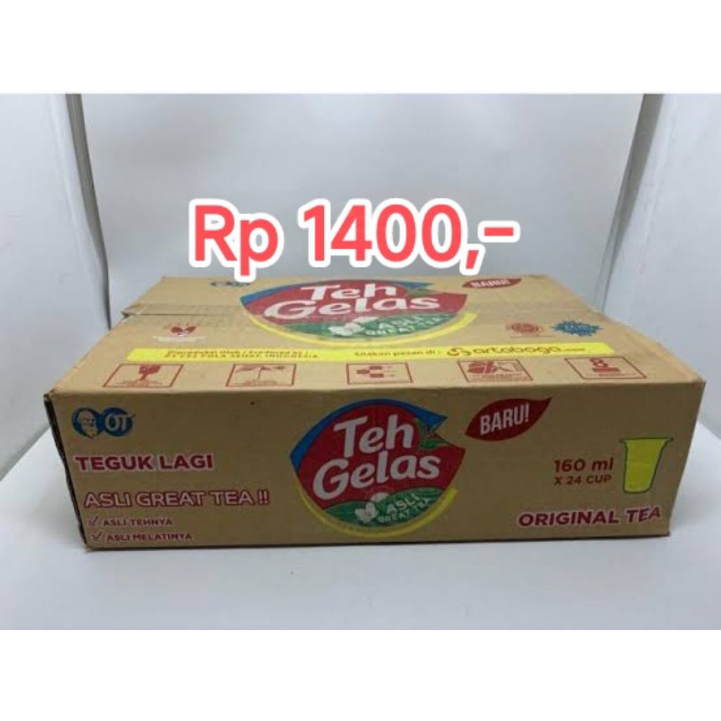 

kardus bekas ale ale teh gelas kopikap packing minuman bagus murah