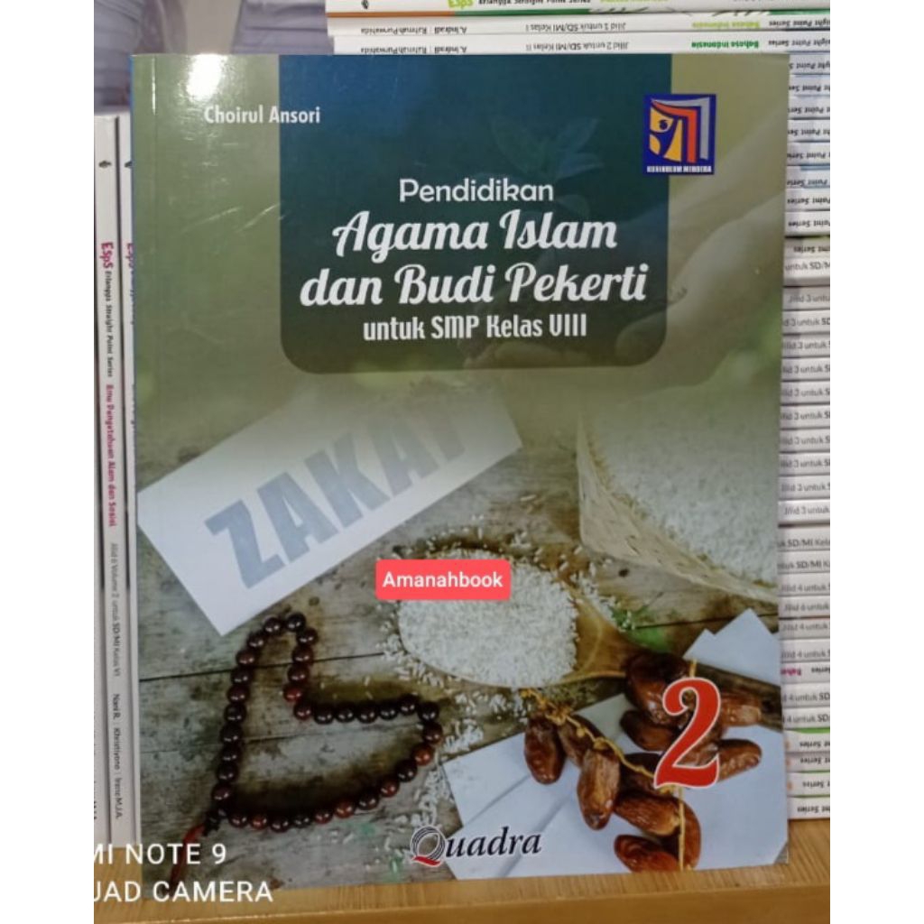 Buku Agama Islam SMP Kelas 8 Kurikulum Merdeka Quadra