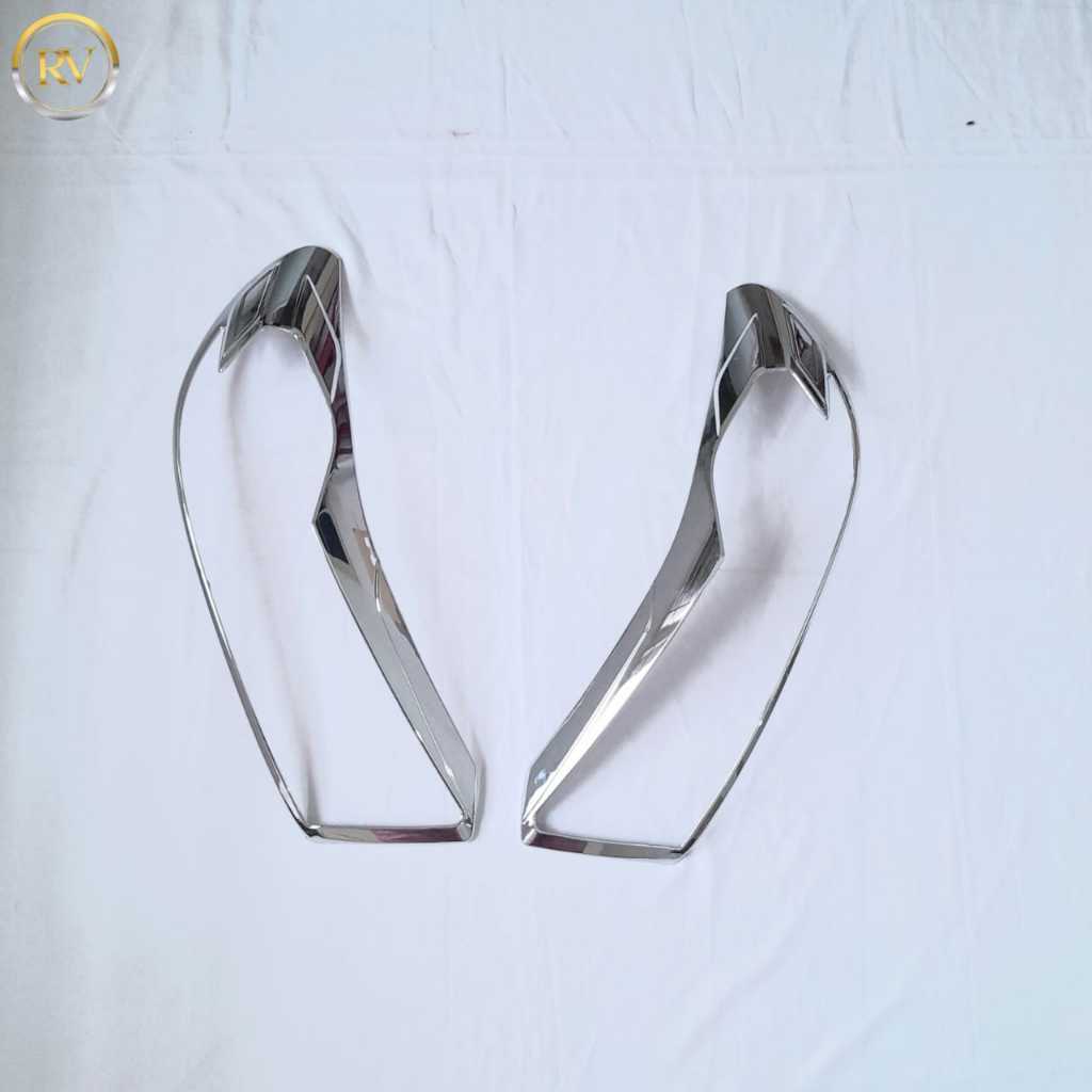 Garnish Lampu Depan Honda Brio 2018 - 2022 Chrome