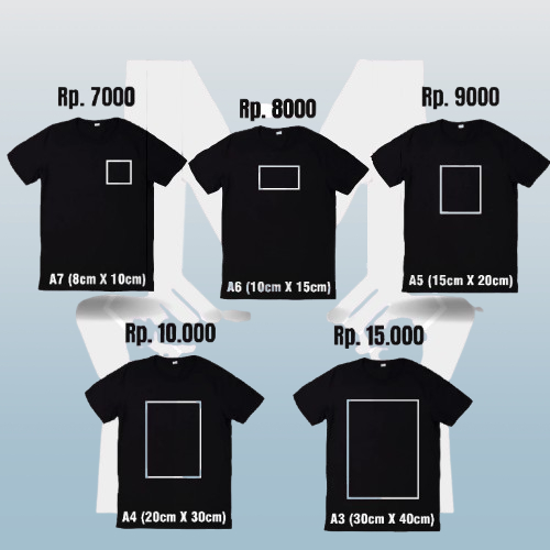 

Sablon DTF Sticker Custom Satuan Tanpa Kaos Tinggal Press