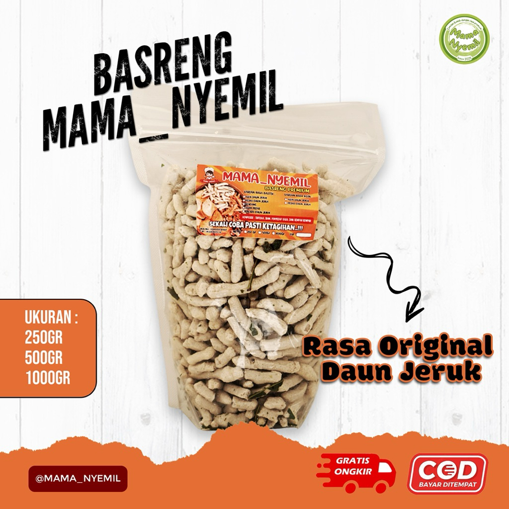 

Basreng Original Daun Jeruk 1 KILO Enak&Gurih-Cemilan Favorit Keluarga