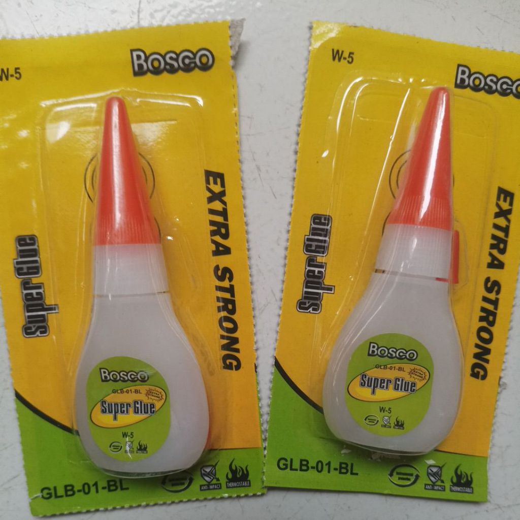 

lem powerglue 5ml. merk bosco superglue