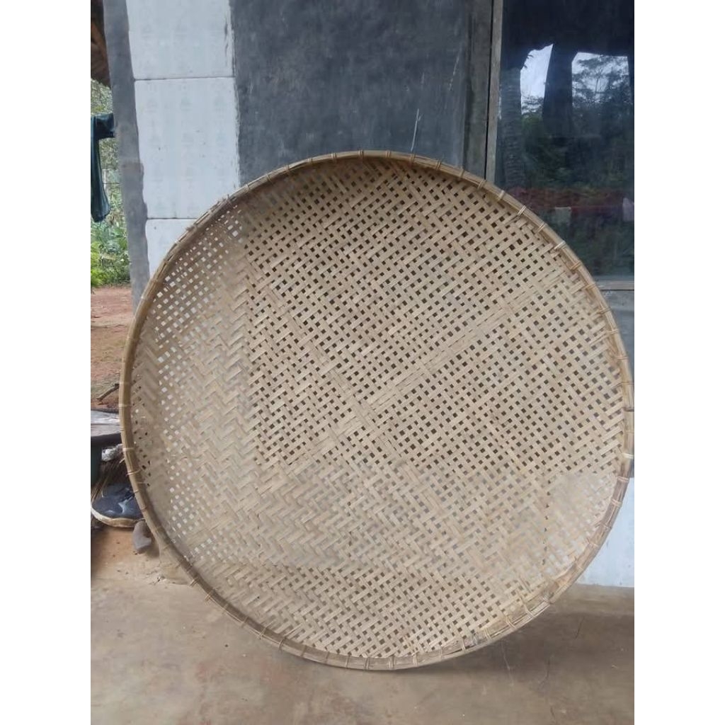 Saringan Bambu Ukuran Jumbo Ayakan Jodang Bambu