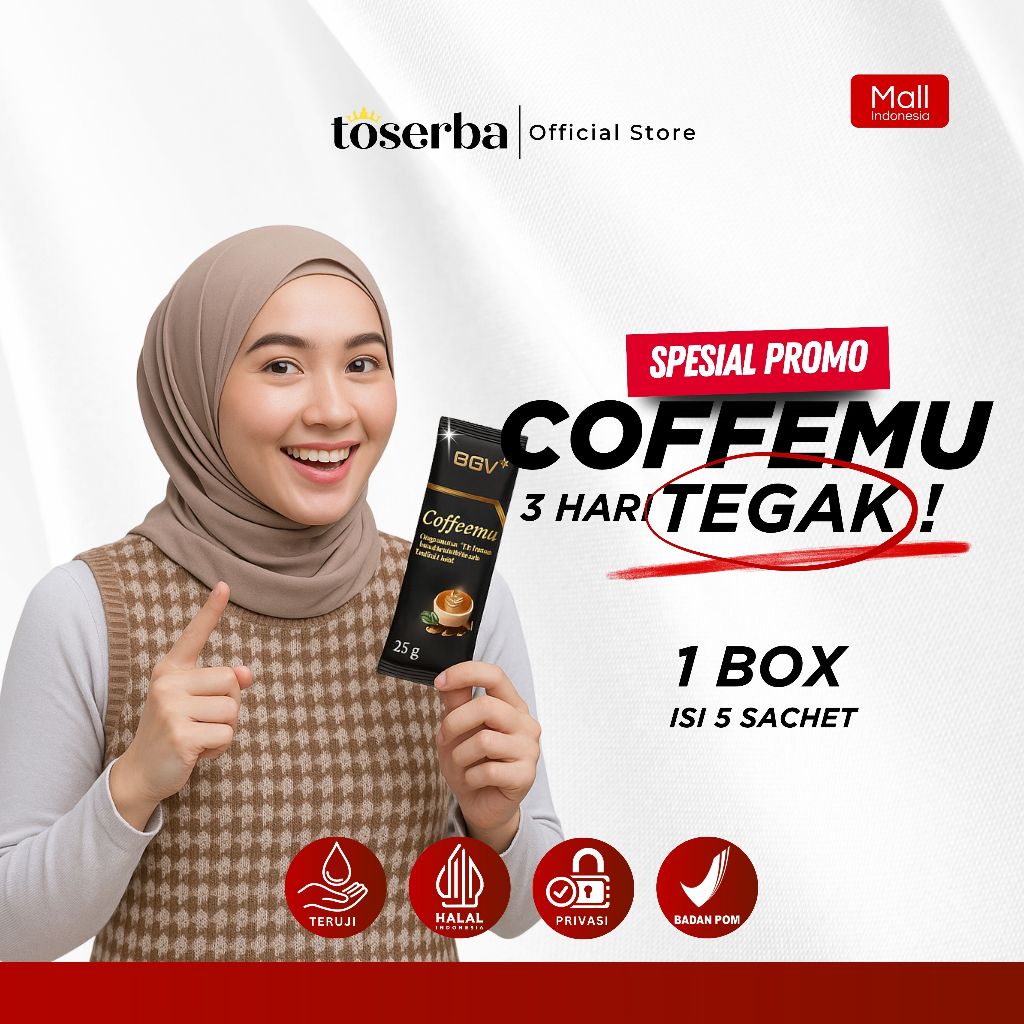 

[PROMO] COFFEMU BGN ORIGINAL KOPI GINSENG STAMINA PRIA TAHAN LAMA AMAN ( 100% BPOM & HALAL )