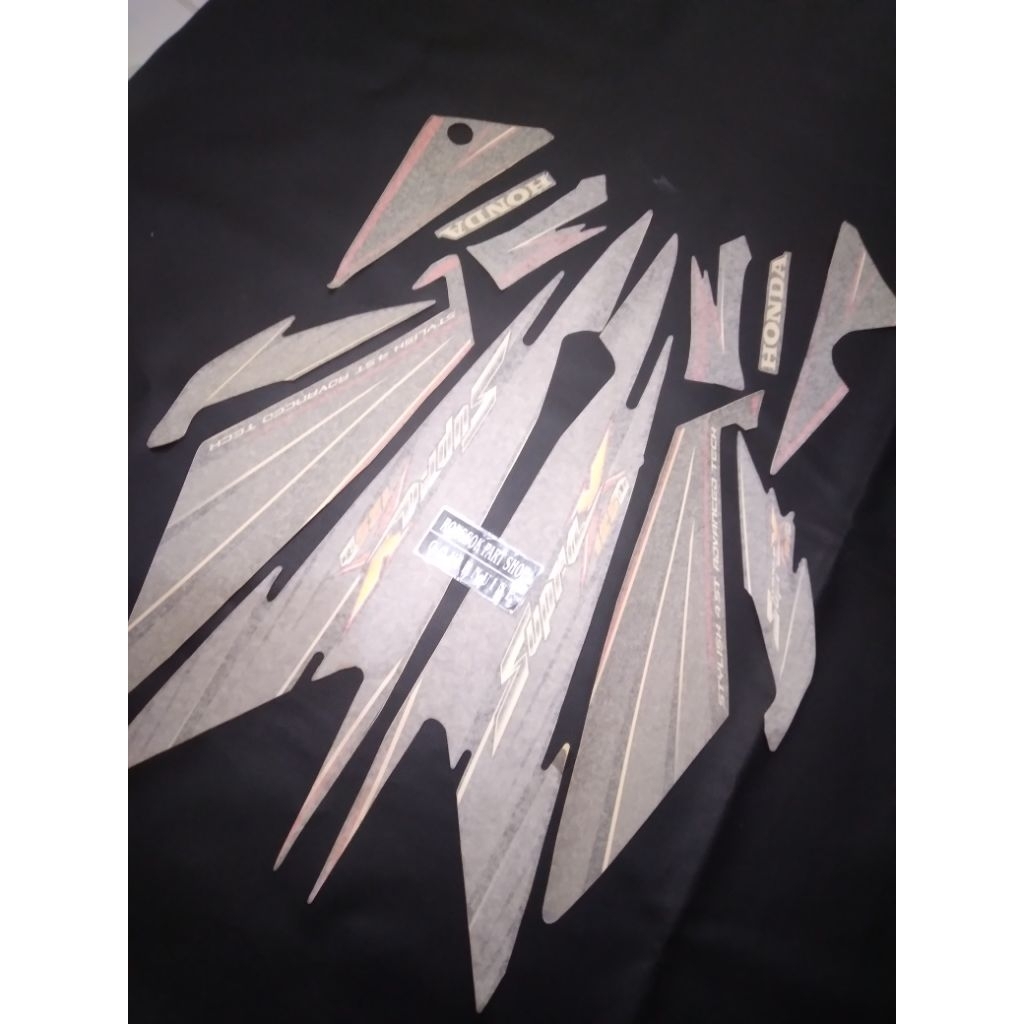 striping stiker sticker supra x 2005 2006 ori asli nos