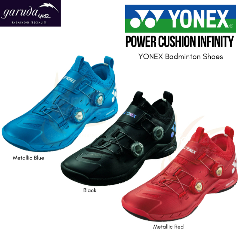 SEPATU BADMINTON YONEX INFINITY 2 YONEX BOA INFINITY 2 SHBIF2 BLUE / SEPATU BULU TANGKIS