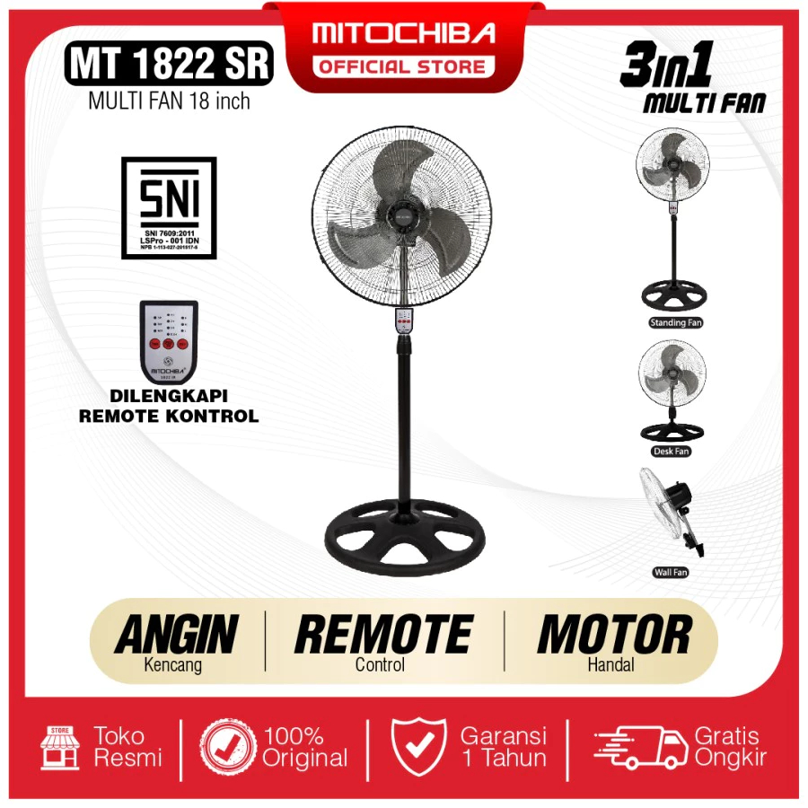 Mitochiba Kipas Angin MT 1822 SR