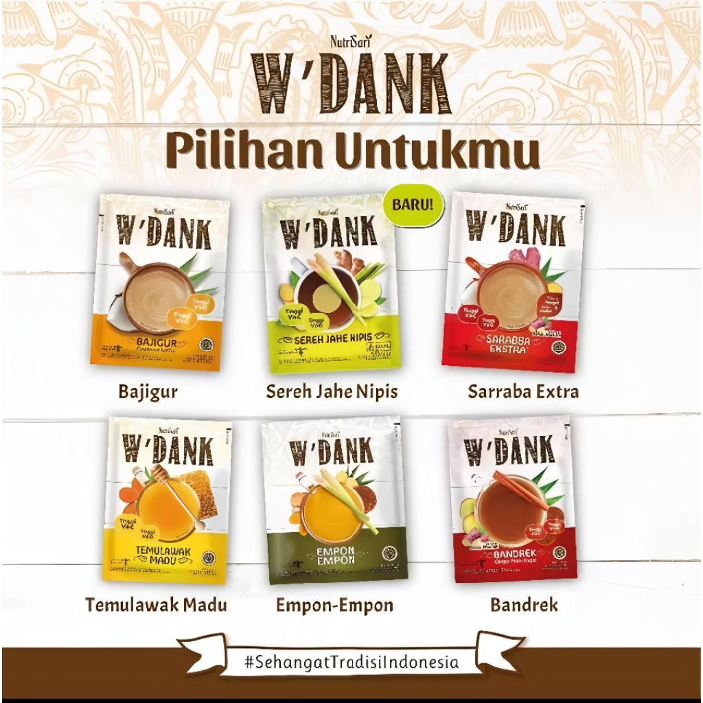 

Nutrisari W'dank Minuman Khas Tradisional 10 sachet