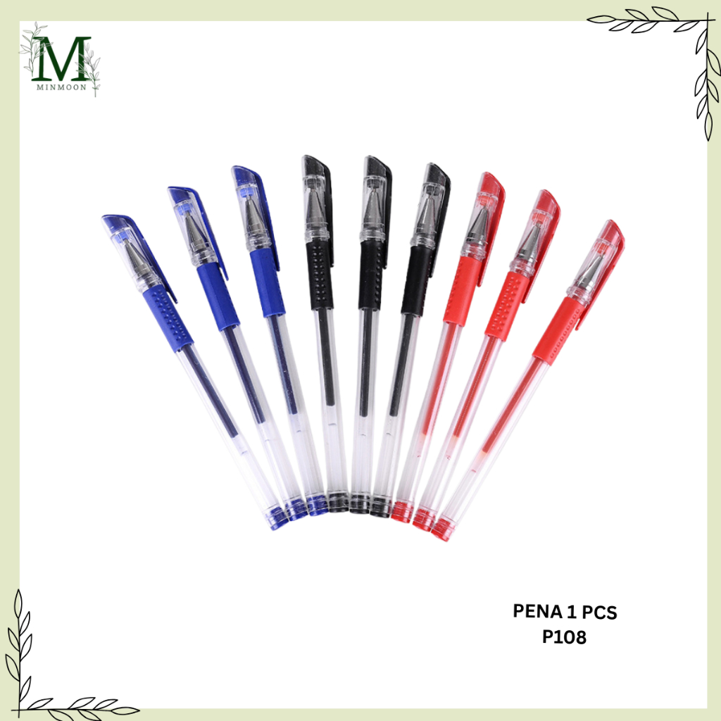 

MINMOON - PENA GEL 0.55MM 1 BOX ISI 12 H682 PULPEN STANDAR TINTA CAIR ALAT TULIS SEKOLAH KANTOR COD